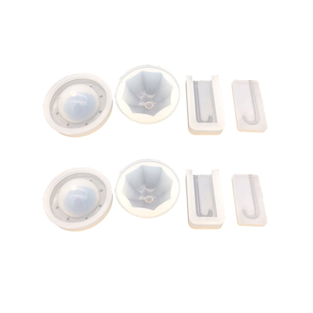 2 Sets Mini Umbrella Molds DIY Epoxy Molds Handicraft Molds Handmade Toy Molds Durable Silicone Molds