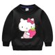 thumbnail image 3 of Hello kitty Otoño Invierno felpa engrosamiento niñas lindas estampado de dibujos animados estilo niños jersey de manga larga niños abrigo Casual Top, 3 of 5