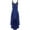 Blue, variant on WXLWZYWL Summer Dress 2023 Clearance Women'S Gothic Punk Dress Strap Style Sleeveless off Shoulder Mid Length Dress Purple