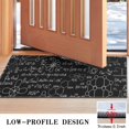 thumbnail image 3 of Math Equations Chemistry Structures Black Pattern Door Rugs,Washable Non Slip Door Mats Indoor,Decorative Door Mats,Entry Mat Indoor for Entrance,Bedroom,Kitchen,Bathroom,17"x30", 3 of 6