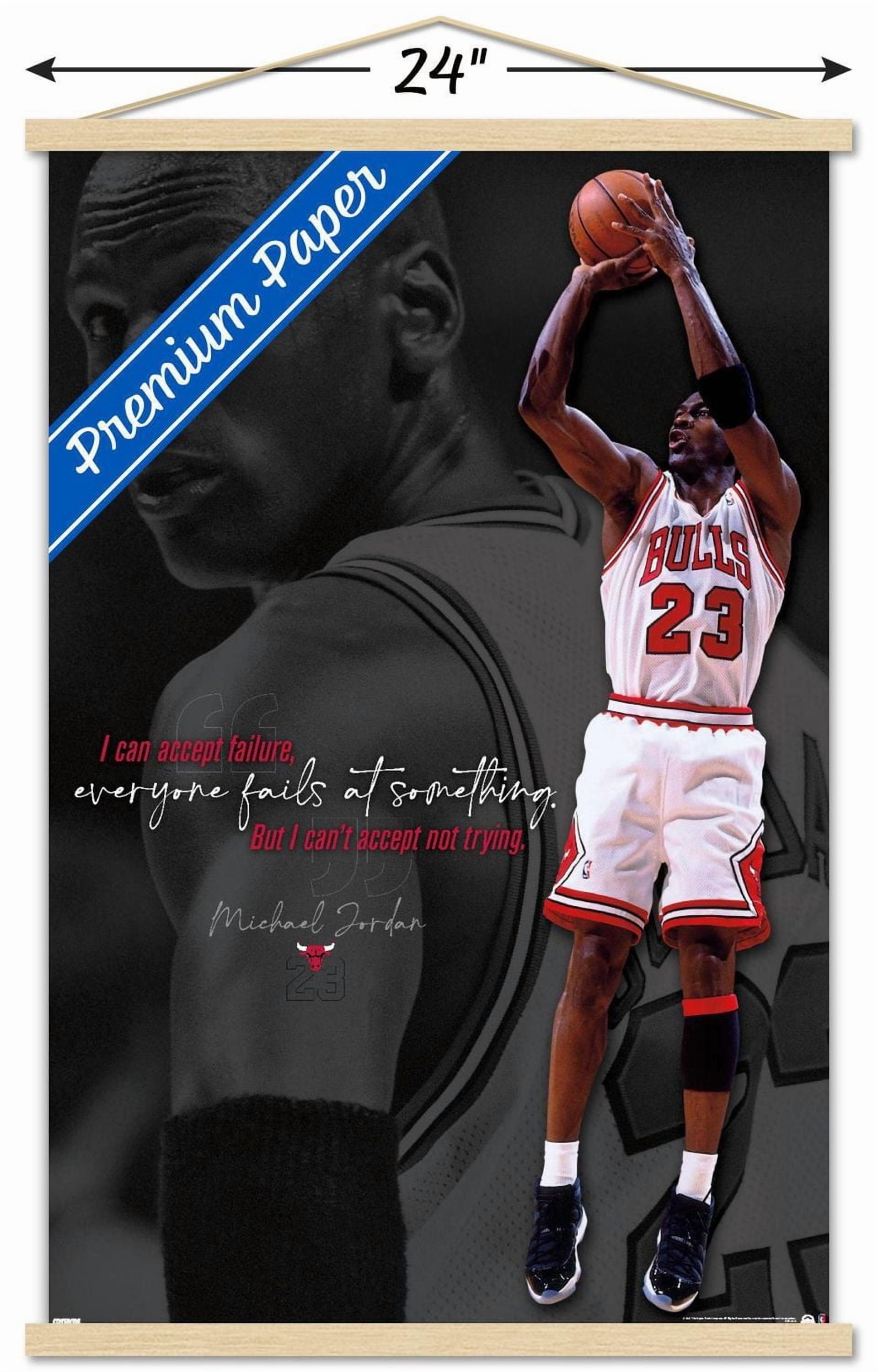 Michael Jordan - Can't Accept Not Trying Wall Poster, 22.375" x 34"