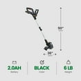 thumbnail image 3 of Scotts 20 Volt 12 Inch Cordless String Trimmer with Fast Charger Included, 3 of 11