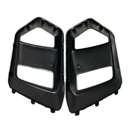2PC Set Black Front Fog Light Lamp Frame Covers Trim For Ford Focus RS 2016-2018 Front Fog Light Lamp Cover Trim For Ford Focus RS 2016-2018 Carbon Fiber ABS 2x Fog Lamp Light Cover Black Carbon Fibre
