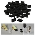 thumbnail image 4 of Agarres Antideslizantes Para Perchas, Agarre De Pellizco, Duradero Para Ropa, Alfileres, Perchas Para Pantalones, Pequeño, Negro Sunnimix Puños de suspensión, 4 of 8