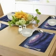 thumbnail image 4 of Ambesonne Galaxy Place Mats Set of 4, Nebula in Outer Space, Standard Size, Mauve Blue, 4 of 6