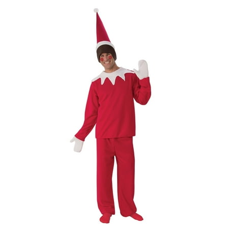 Halloween Sitting Elf Man Adult Costume
