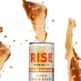 thumbnail image 5 of RISE Brewing Co. Salted Caramel Oat Milk Nitro Cold Brew Latte, Organic, 7 fl oz Cans (12 Pack), 5 of 8