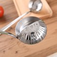 thumbnail image 4 of Zootealy Stainless Steel 2 in 1 Soup Ladle Hot Pot Skimmer Colander Strainer Filter Long Handle Soup Spoon Multi Function Kitchen Cooking Tools, 4 of 8