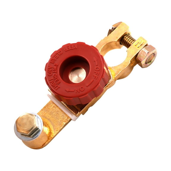 TwhqxjCN Top Post Battery Disconnect Switches with Knob Quick Disconnect Battery Shut Offs Switches for Car Truck Marine