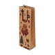 thumbnail image 1 of Bolsas navideñas para botellas de vino de papel Kraft, prácticas bolsas largas de regalo para fiesta (12 unidades), 1 of 4