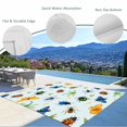 thumbnail image 3 of Spring Butterfly Dragonfly Outdoor Rug for Patio/Deck/Porch, Non-Slip Large Area Rug 3 x 5 Ft, Rustic Botanical Floral Teal Green Indoor Outdoor Rugs Washable Area Rugs, Camping Rug Carpet Runner, 3 of 8