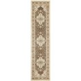thumbnail image 2 of Traditional Rug - Florenteen Polypropelene Pile -Ivory/Brown-Color:Ivory/Brown,Design:Traditional,Shape:Large Rectangle,Size:8' x 10', 2 of 2