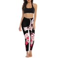 thumbnail image 5 of Hazbin Hotel Angel Dust Yoga Pants For Womens Soft Elastic Tummy Control Non See-Through Running Workout Leggings Athletic Pant, 5 of 7
