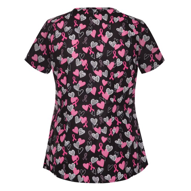 Hauts d'Été pour Femmes 2023 Mode Femmes Manches Courtes Col Hauts Uniforme de Travail Blouse Chemise