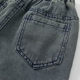 thumbnail image 3 of Kids Girls'Fashion Jeans Denim Elastic Wasit Wide Leg Denim Pants Baggy Jeans Kids for Little Girls 3-4 Years, 3 of 8
