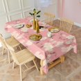 thumbnail image 6 of Pioneer Flower Floral Print Pattern Rectangle Tablecloth 60"x120",Waterproof Polyester Rectangle Table Cloth, Wipeable Spillproof Polyester Tablecloth for Dining, Camping, Indoor and Outdoor, 6 of 6