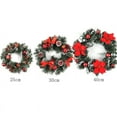 thumbnail image 7 of NEW Christmas Wreath Xmas Garland with Battery Operated LED String Lights Decors, 7 of 7