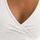 thumbnail image 5 of Tops de Manga Corta de las Mujeres de Color Sólido Cuello Redondo Set de Manga Corta Blusas de Cuello en V, 5 of 6