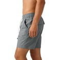 thumbnail image 3 of Fgvctg Mens Shorts Cargo Elastic Waistband Casual Summer Beach Cargo Shorts Stretch Waist Waistband Soft Relaxed Fit Short Drawstring Workout Plus Size Pant with Pockets,Gray,2XL, 3 of 6