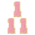 thumbnail image 1 of Parches de número de chenille Uxcell, parches de número autoadhesivos, apliques, pegatinas para ropa DIY, chaqueta, camiseta, gorra, número 1, 1 of 7