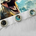 thumbnail image 4 of Manfei Kids Dinosaur Black Out Curtains for Boys, Tyrannosaurus Rex Curtains Pack of 2 (42x63 Each), Wild Jungle Animal Bedroom Curtains, Luxurious Home Decor, 4 of 6