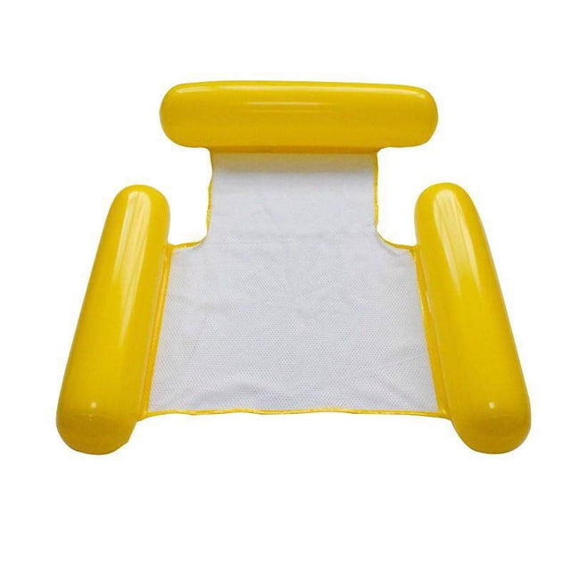 ziyahi Water Hammock Floating Bed Recliner Lounge Safety Multipurpose Entertainment Party Toy Safety Sea Ring Foldable Rafts Chair Craftsmanship Type 1