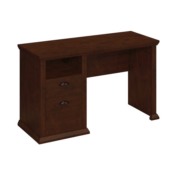Bush Furniture Yorktown Home Office Desk in Antique Cherry