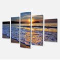 thumbnail image 2 of Calm Seashore with Blue Waves - Seashore Canvas Art Print, 2 of 3