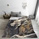 thumbnail image 5 of Balery Graceful Snow Leopard Manta de Felpa Suave y Acogedora – Cobija de Franela Aterciopelada para Cama, Lavable y Cálida para Sofá, Mascotas, Transpirable-50"x40", 5 of 7