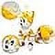 thumbnail image 3 of Large Sonic Hedgehog Plush Toy Yellow 45cm, 3 of 6