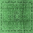 thumbnail image 1 of Ahgly Company Indoor Square Persian Emerald Green Traditional Area Rugs, 7' Square, 1 of 4