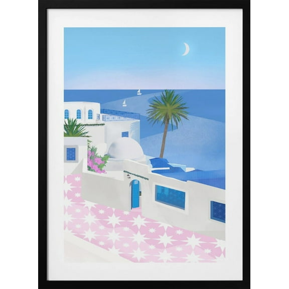 Tunis Framed Art Modern Wall Decor