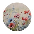 thumbnail image 4 of WYYP Flowers Field Grass Round Tablecloth Full Width Single-Sided Printing 100% Polyester Fiber for Picnic Dining Kitchen Farmhouse White, 4 of 8