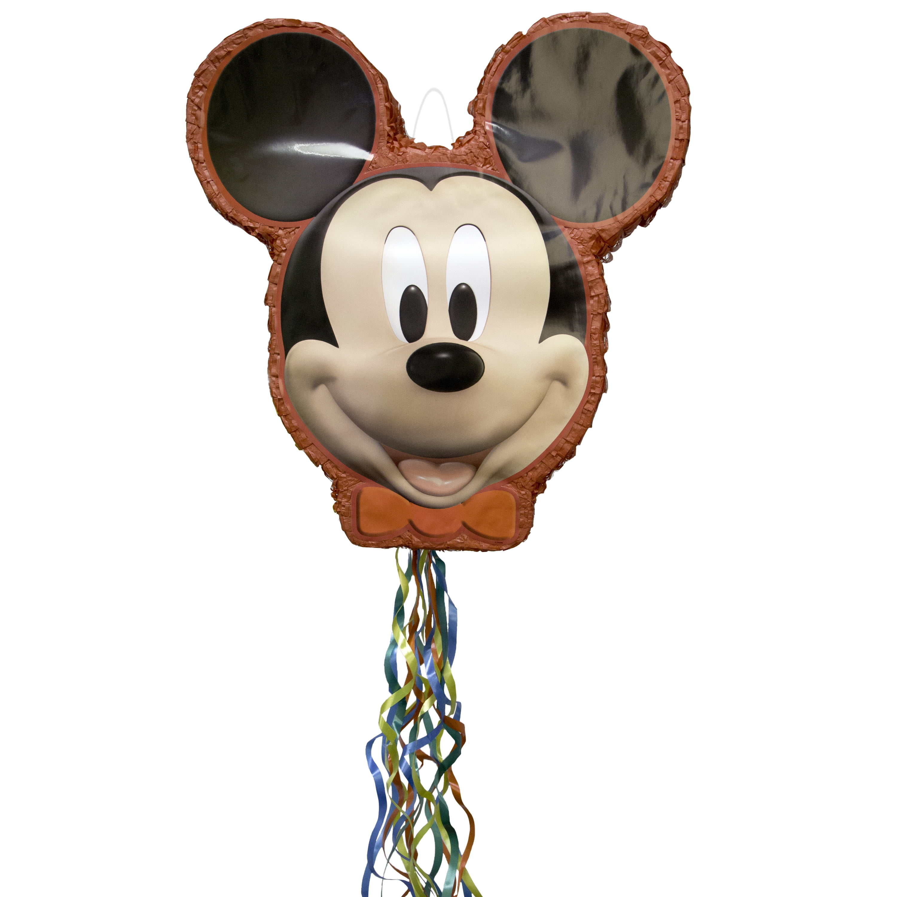 Mickey Mouse Pinata, Pull String, 19.5in x 18.25in