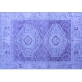 thumbnail image 1 of Ahgly Company Indoor Rectangle Oriental Blue Modern Area Rugs, 4' x 6', 1 of 4