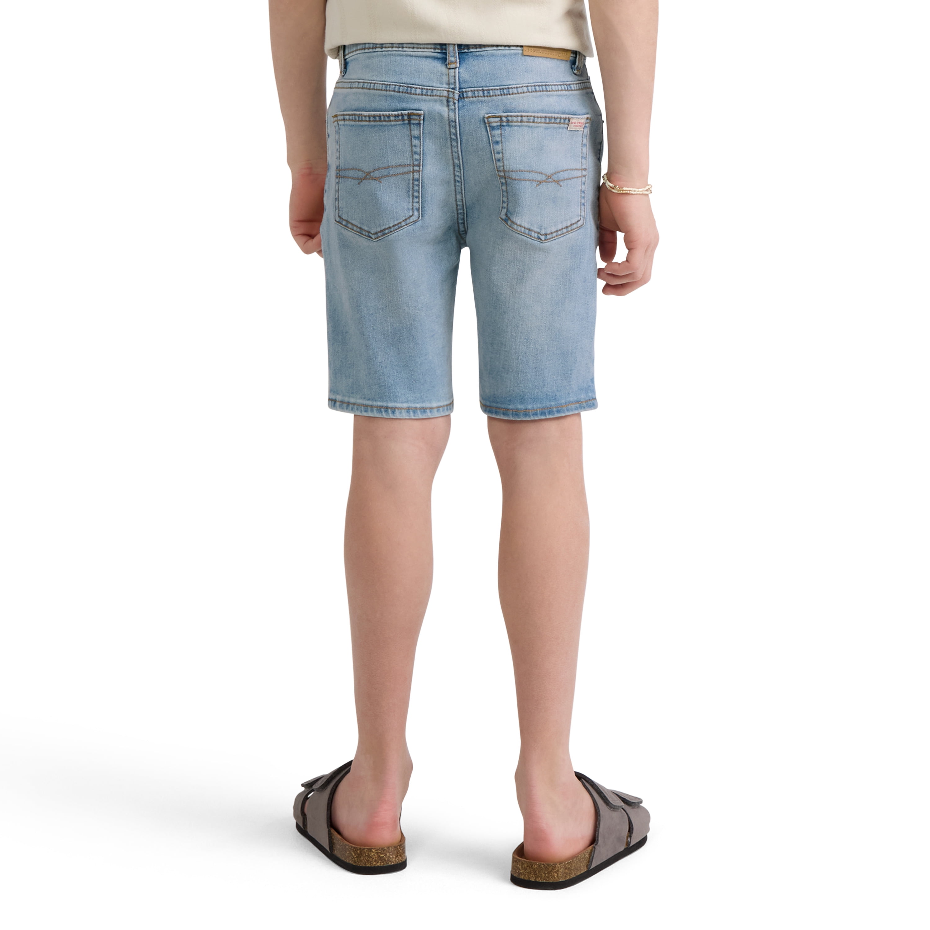 Levi Strauss Signature Boys Slim Fit Denim Shorts, Sizes 4-18