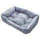 thumbnail image 1 of Cama para mascotas para gatos o perros pequeños, cómoda cama nido de invierno, cama acolchada. Estrella gris L, 1 of 8