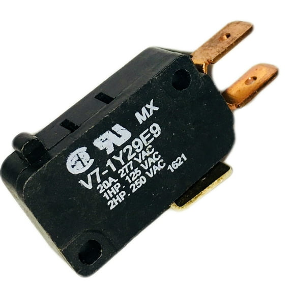 V7-1Y29E9 Switch Basic Snap Action 20A 277VAC Plung Qk Conn RoHS: Compliant