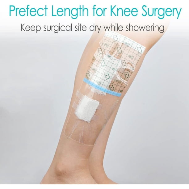 50 Pcs Waterproof Shower Protector | 4x10 Inch Knee Replacement Surgery Bandage Shower Cover Large Wounds Hip Incision Post Knee Surgery Adhesive Dressing Must Haves 4 x 10 Inch (Pack of 50) - Walmart.ca 50 Pcs Waterproof Shower Protector | 4x10 Inch Knee Replacement Surgery Bandage Shower Cover Large Wounds Hip Incision Post Knee Surgery Adhesive Dressing Must Haves 4 x 10 Inch (Pack of 50) - Walmart.ca