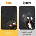 thumbnail image 2 of Carbon Felt Welding Blanket Fireproof-1800°F High Temp Insulation Pad, 2 of 8