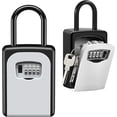 thumbnail image 3 of Amdohai 2 Pack Key Lock Box Wall Mounted, Portable Lock Box for House Key, 5 Key, 3 of 8