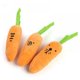 thumbnail image 4 of Juguetes para masticar con forma de zanahoria para perros y mascotas, con cara divertida, juguetes de peluche suaves y chirriantes para cachorros, accesorios de entrenamiento para la limpieza de, 4 of 5