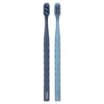 thumbnail image 2 of Oral-B Brilliance Whitening Toothbrush, Medium, Sky Blue & Gray, 2 Count, for Adults and Children 3+, 2 of 9
