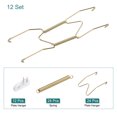 thumbnail image 3 of Uxcell 12Pcs Plate Hanger, Stainless Steel Invisible Wall Plate Hangers 8 inch, 3 of 6