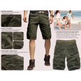 thumbnail image 4 of TRGPSG Men's Cotton Casual Cargo Shorts with Multi Pockets(No Belt),Armygreen 34, 4 of 7