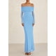 thumbnail image 3 of Vestido largo PRETTYGARDEN de malla con hombros descubiertos y manga larga para mujer, 3 of 9