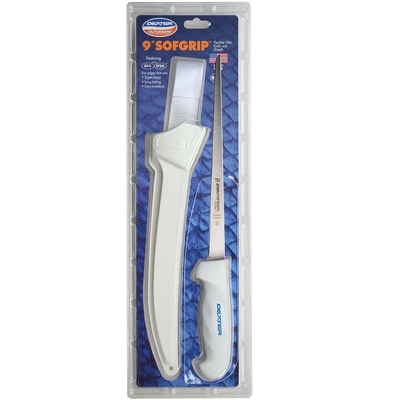 Dexter Outdoors SofGrip Flexible Fillet Knife with Sheath