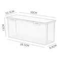 thumbnail image 3 of YWIYIUD 1PC Bread Box Cake Boxes, Cake Container Box with Lid, Cupcake Holder Tray for Dessert arties Bakeries Home Use Design,BuckleSeal Cake Box Container 11inch, 3 of 7