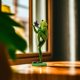 thumbnail image 4 of Sports frog decoration ornaments living room balcony desktop bookcase resin decoration, 4 of 5
