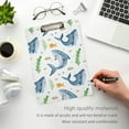thumbnail image 5 of Coolnut Shark Clipboard, Acrylic Standard A4 Letter Size Clip Board with Low Profile Clip for Office, Classroom, Doctor, Nurse and Teacher, 12.5"x9", 5 of 7